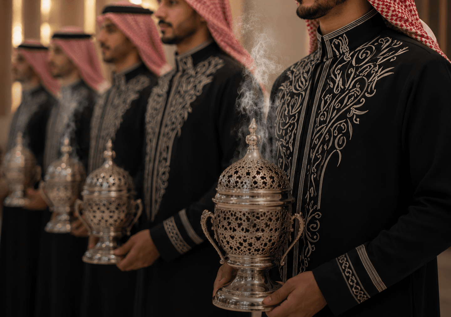 استقبال وتبخير الضيوف - رويال للإستقبال
